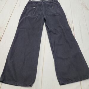 Reformation Jeans black high rise wide leg pants trousers